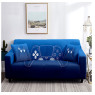 Game Sofa Cover blue with 2 controller for Gaming Boys Bedroom Playroom Washable Furniture Protector From Dust Stain - 2 Seater 145-185cm